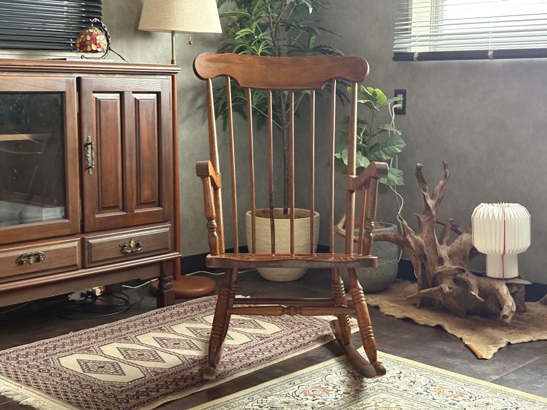 ロッキングチェア　レトロ　ジャパニーズヴィンテージ　ゆり椅子　チェア　nG