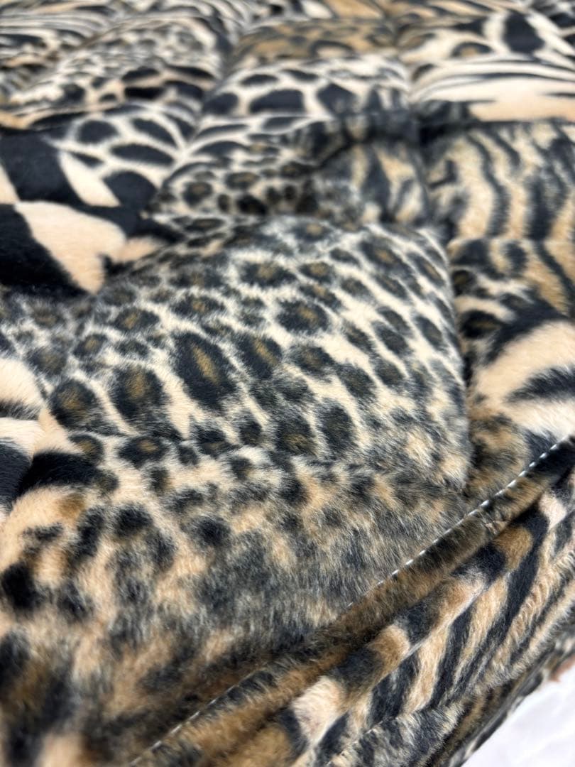 フランスベッド 豹柄(ヒョウ柄) ベッドマットレスM(日本製) 美品　送料込