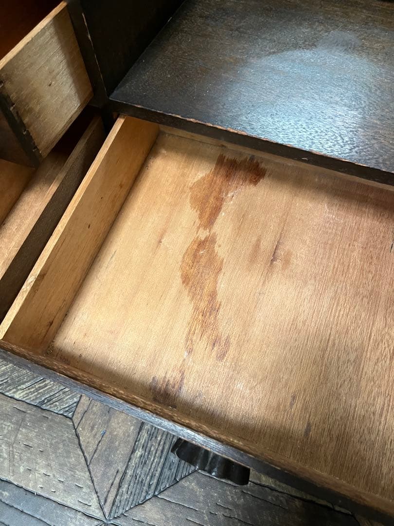 ミラー ドレッサー 鏡台 インテリア アンティーク 昭和レトロ 大正ロマン 木彫