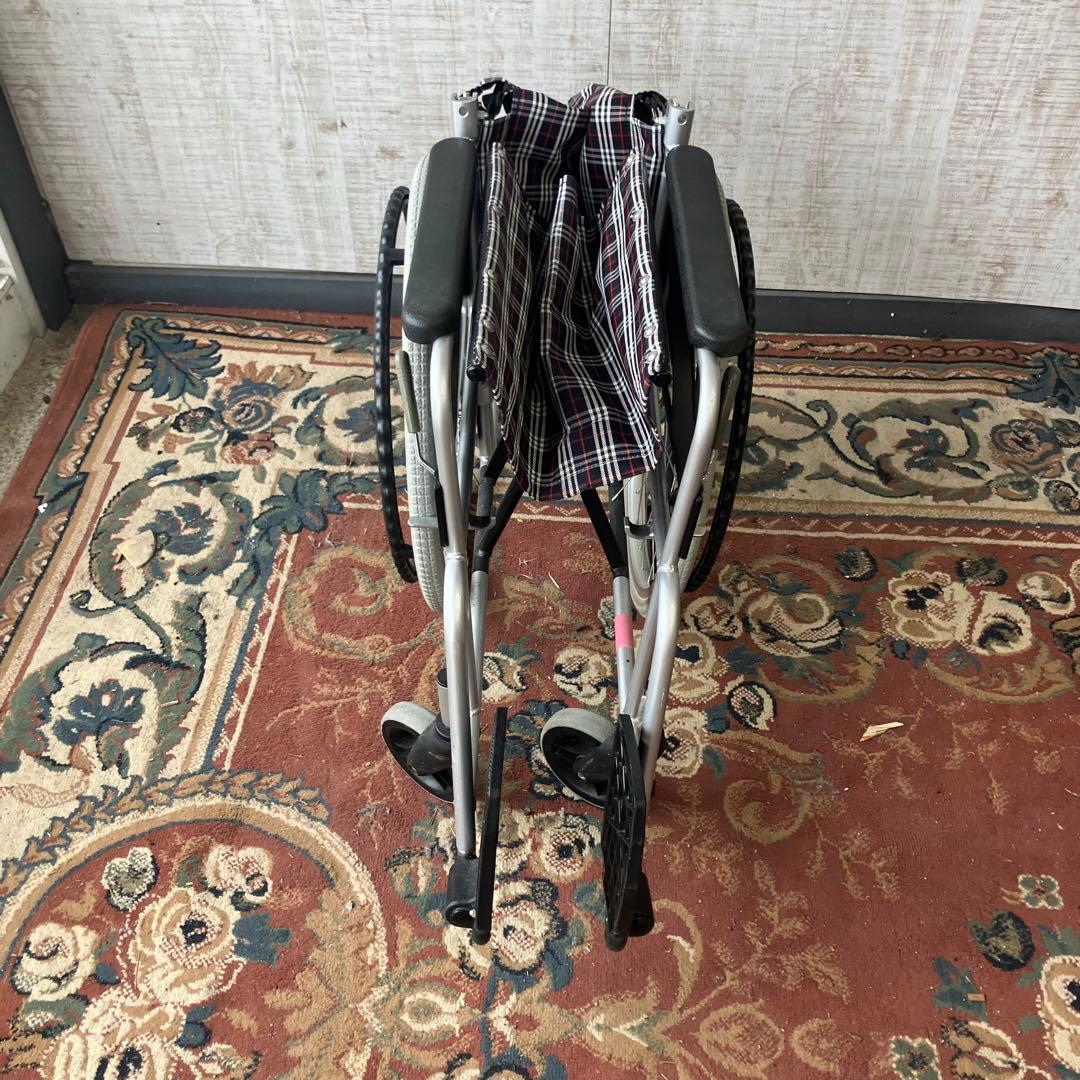 日進医療器 自走式車椅子NC-1CB 介助用車椅子 折りたたみ式 介護 チェック