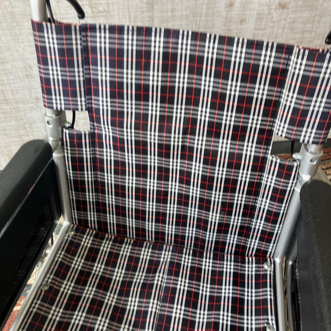 日進医療器 自走式車椅子NC-1CB 介助用車椅子 折りたたみ式 介護 チェック