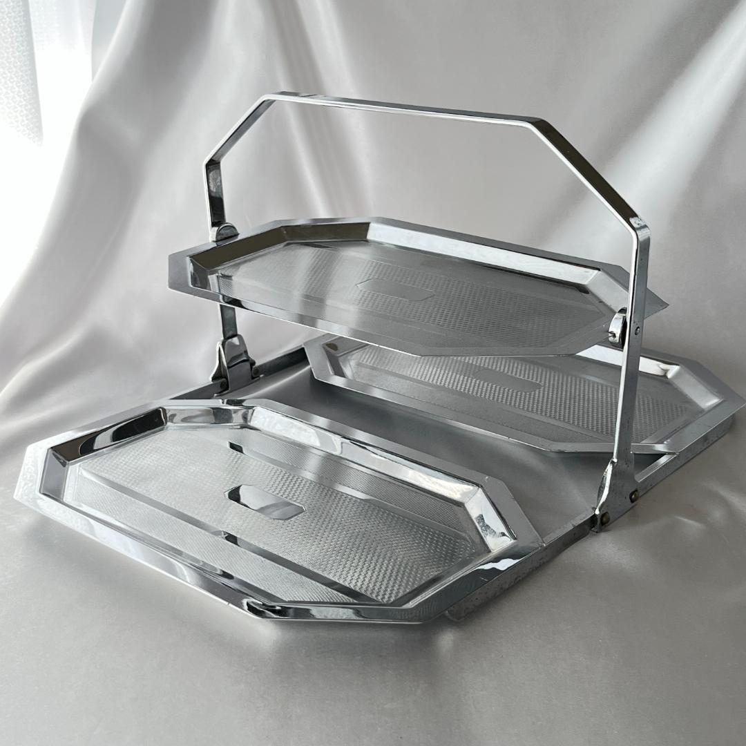 【Art Deco】 アールデコのケーキスタンド バタフライ式