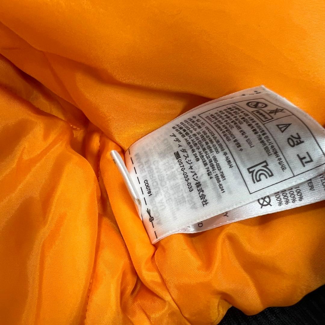 adidas アディダス MA-1 ボンバージャケット ワッペン M ブラック