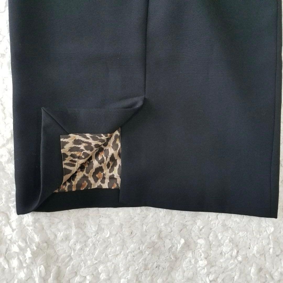 美品✨️ドルガバ レオパードワンピース ノースリーブ 肩ベロア 大きいサイズ