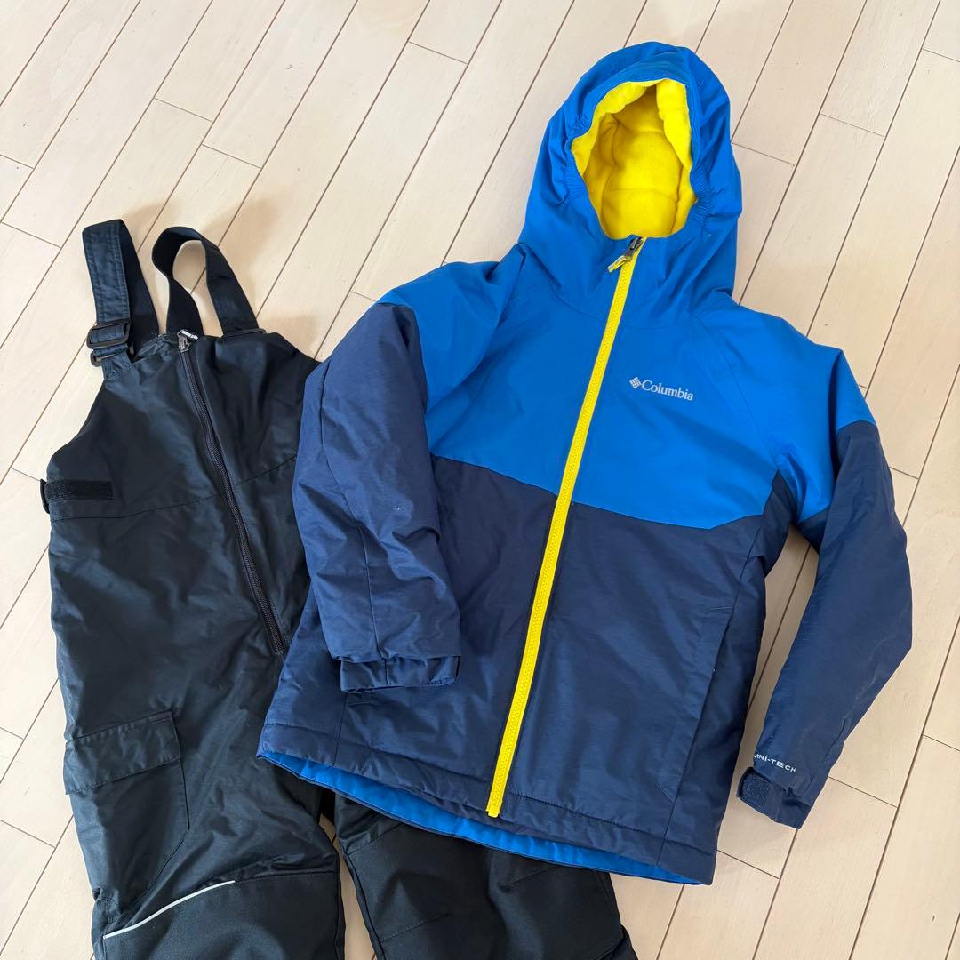 Columbia 子ども用スキーウェア 上下セットS（130〜140） 美品
