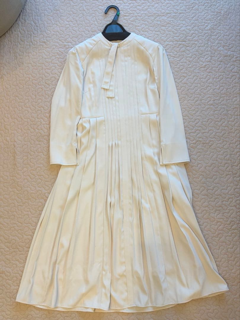 CELFORD ボウタイプリーツワンピース　36