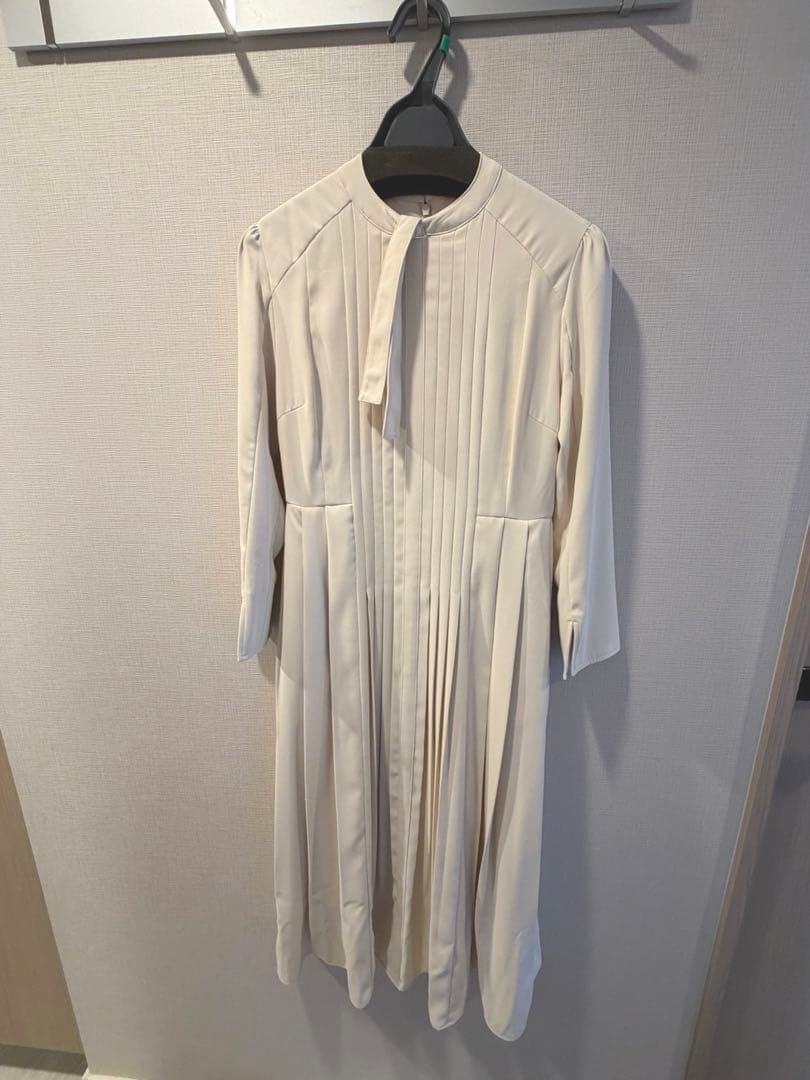 CELFORD ボウタイプリーツワンピース　36