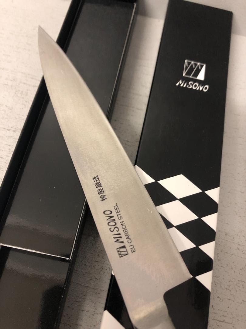 高級包丁　ミソノ　ペティナイフ　150mm　ツバ付　 No.133