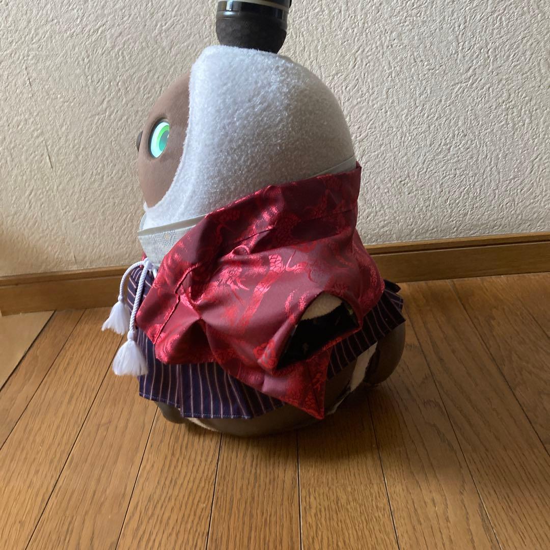 ラボット　服　lovot 赤系　龍　羽織　袴ストライプ　セット