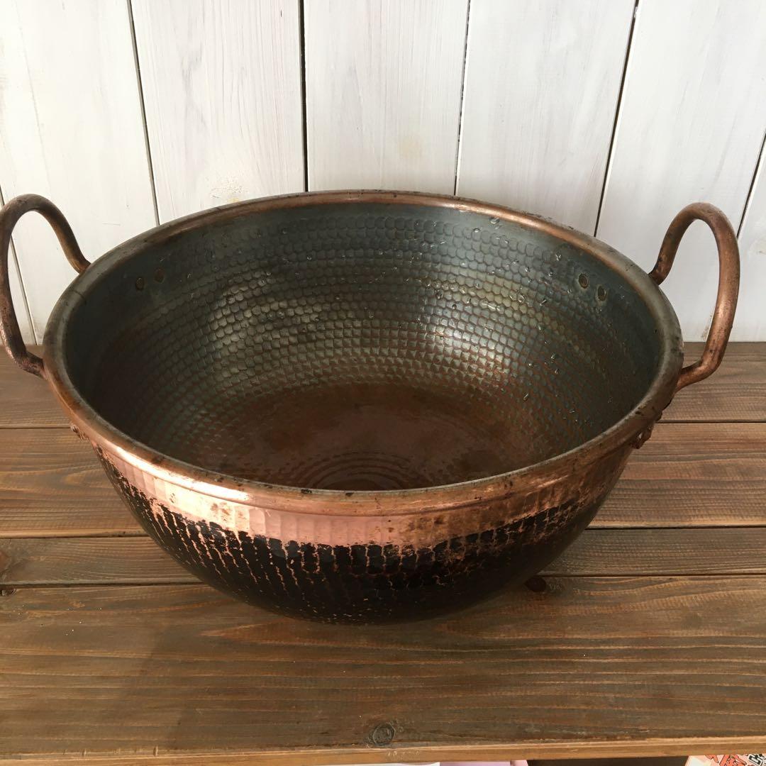 銅製 丸型鍋