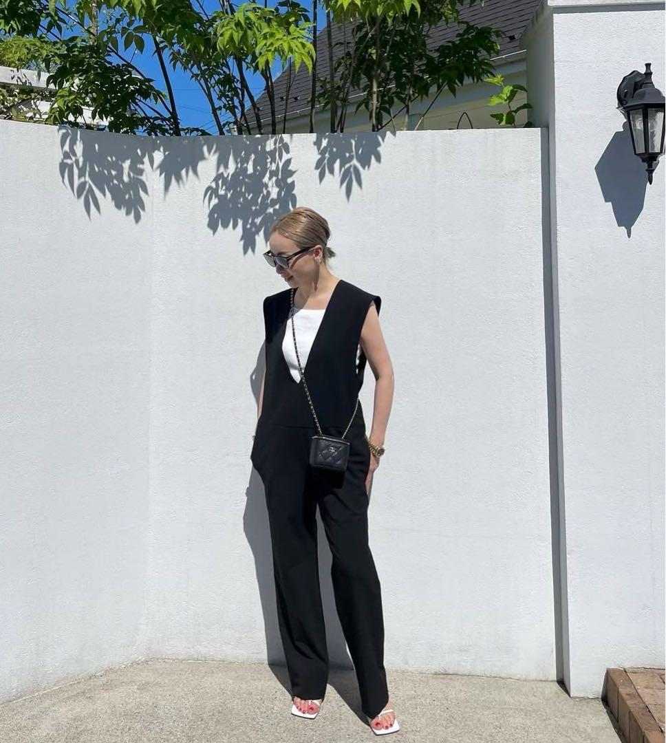 girlish ガーリッシュサロペット　ブラック　S