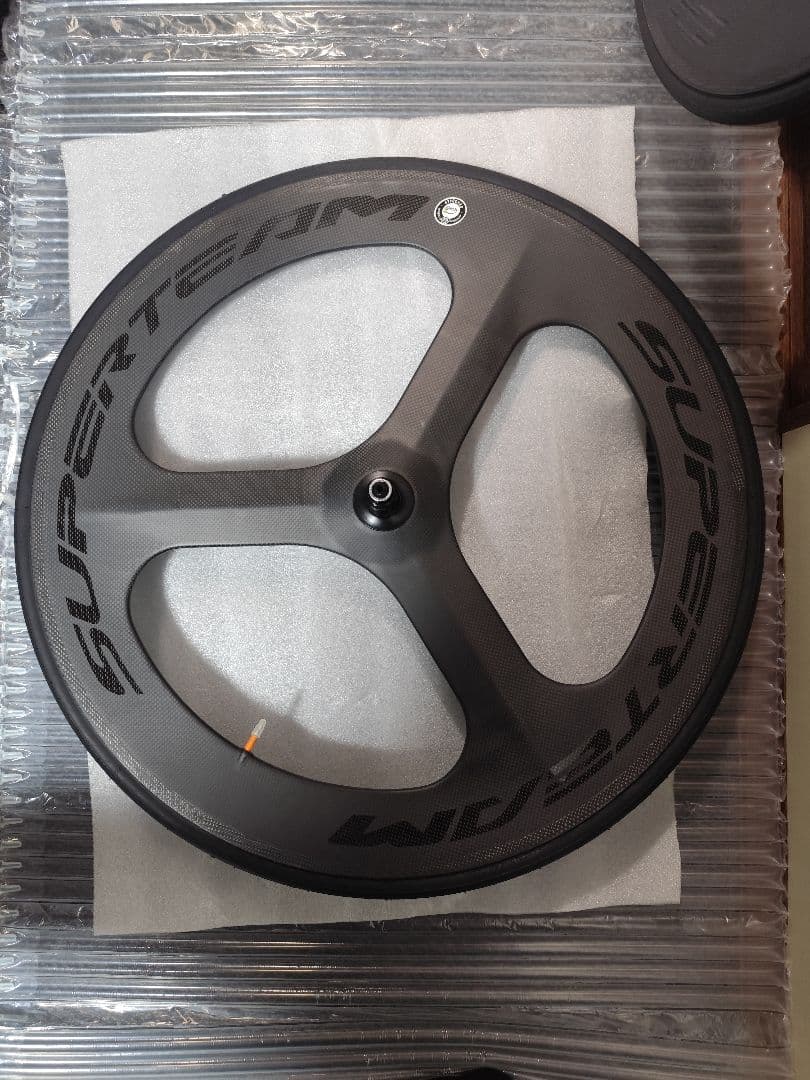 ☆スーパーチーム　F+R カーボンホイール チューブ+タイヤ　700c新品未使用