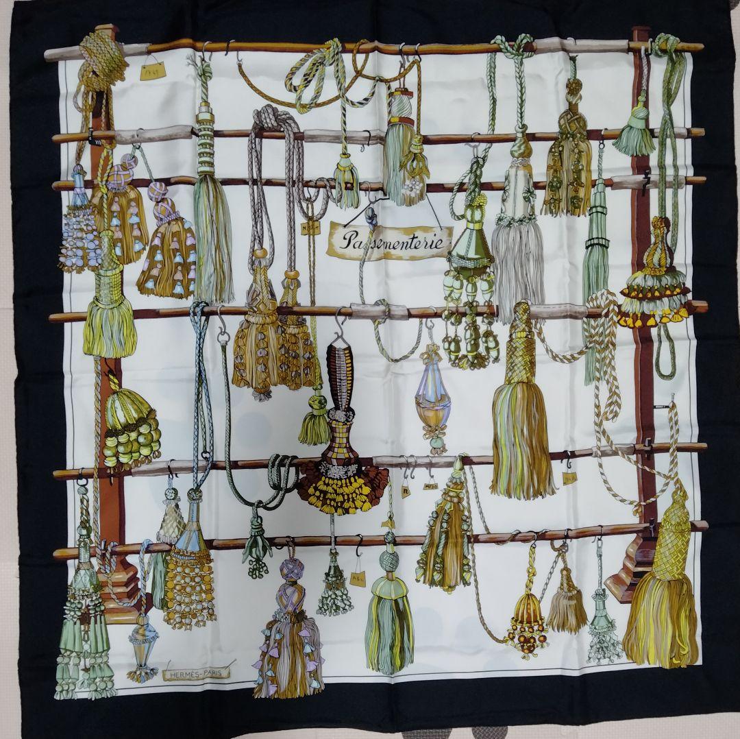 超美品 エルメス HERMES カレ90 PASEMENTERIE