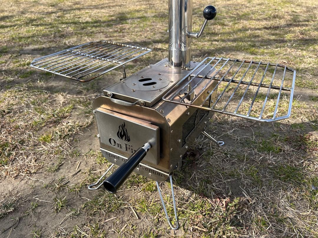 ポータブル薪ストーブ ステンレス製