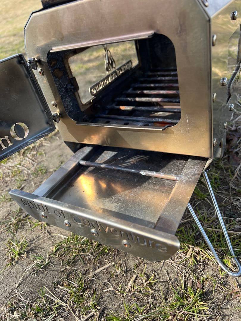 ポータブル薪ストーブ ステンレス製