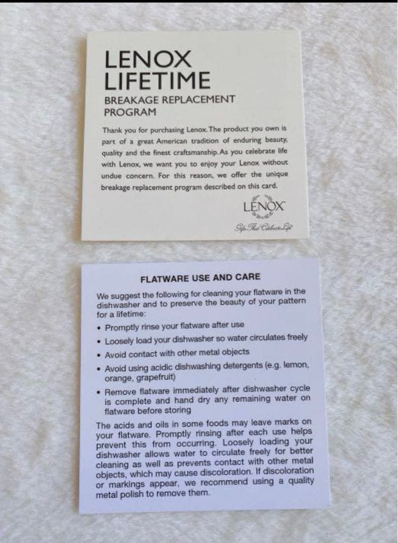 Lenox　ホワイトハウス御用達 カトラリーセット 2セット