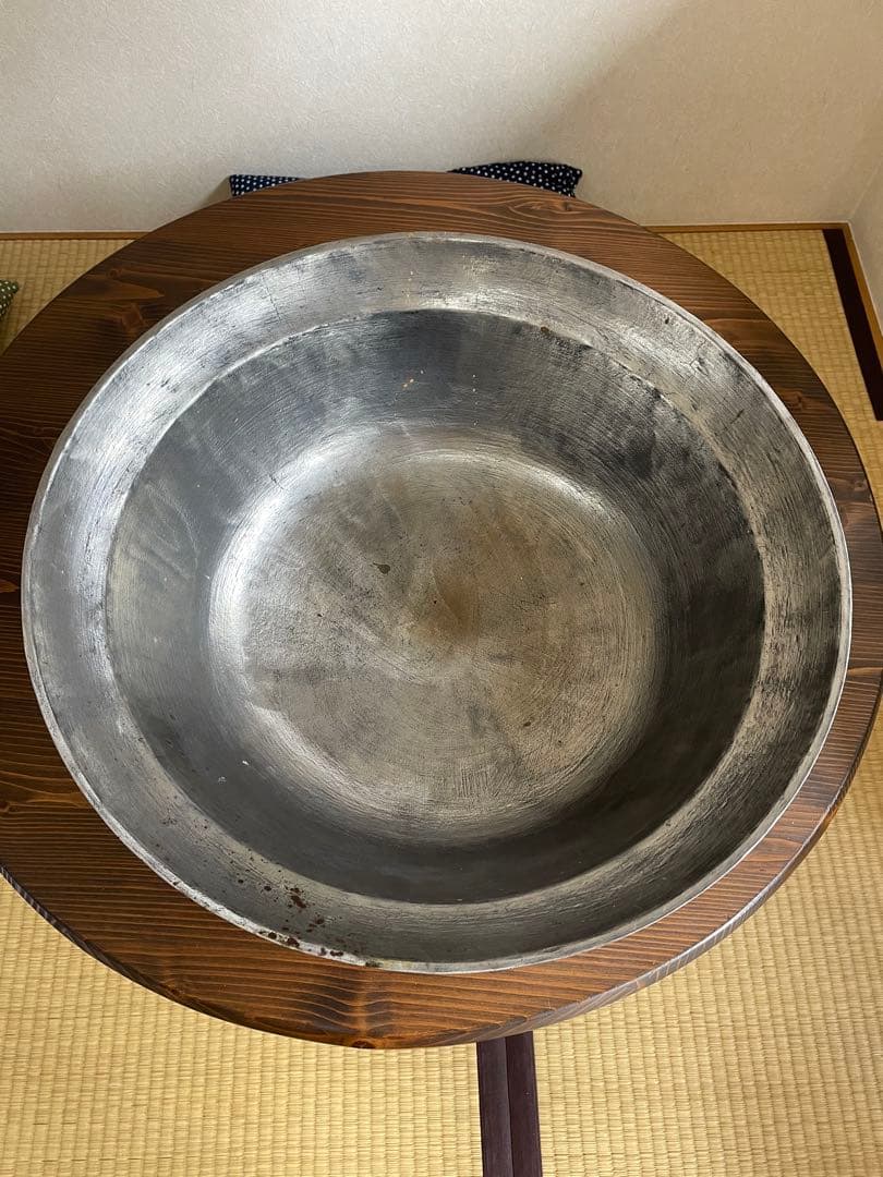 鋳物　平釜　羽釜