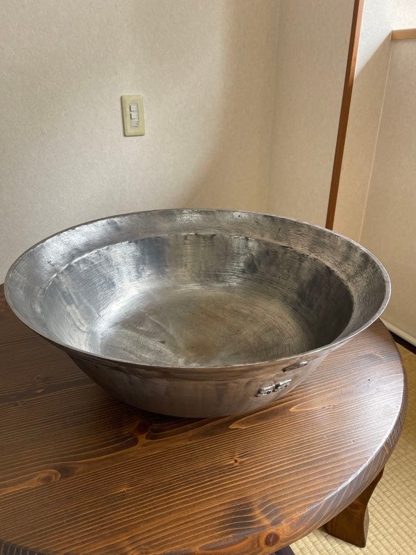 鋳物　平釜　羽釜