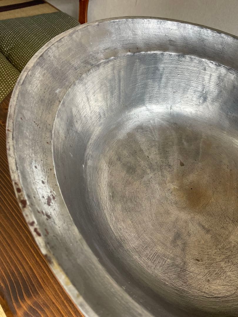 鋳物　平釜　羽釜