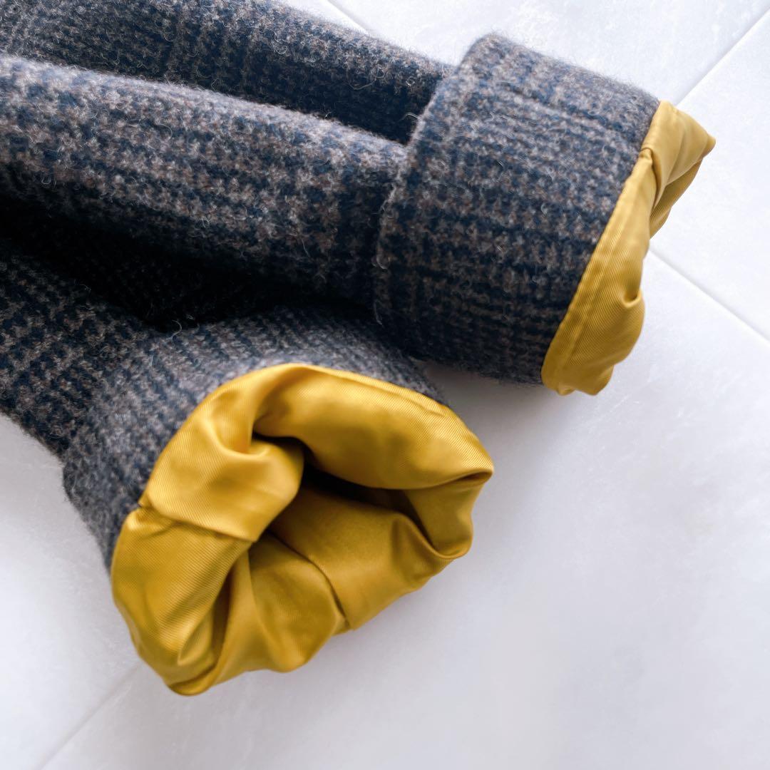 美品✨現行タグ パラスパレス グレンチェック チェスターコート ウール サイズ2