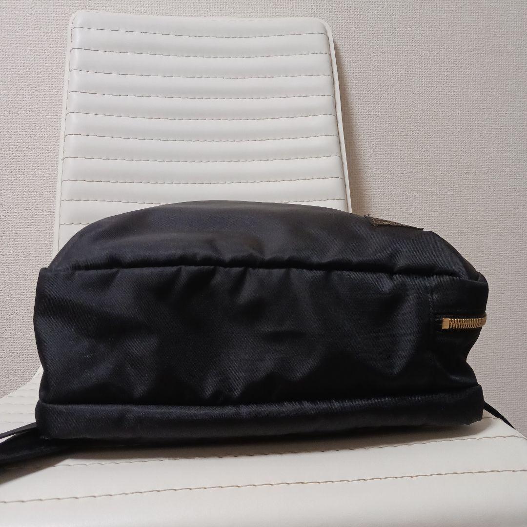 2967【極美品】PORTERシア　スクエアバッグパック　黒　871-05179