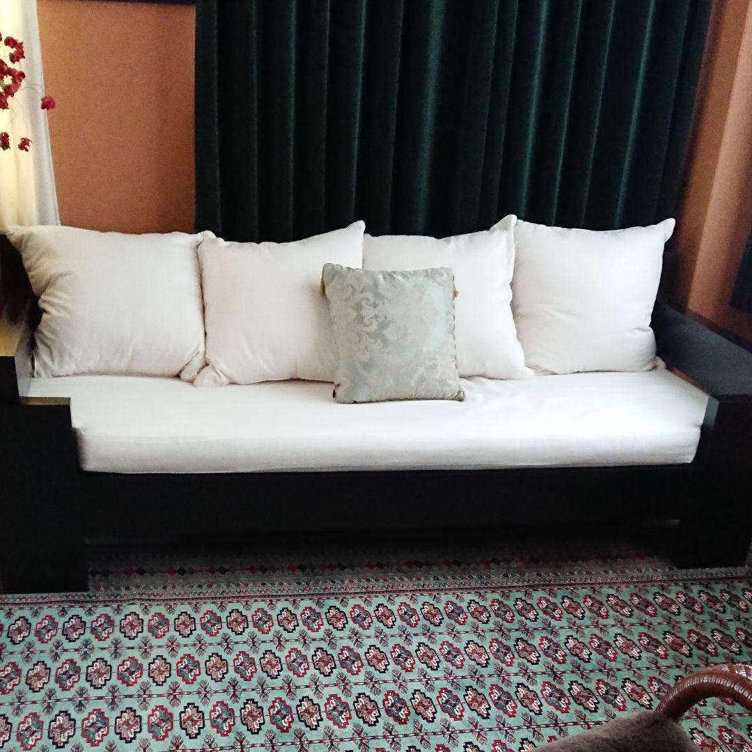 インドネシア天然無垢材ソファー