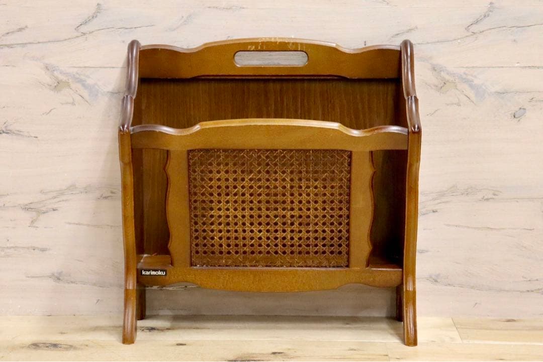 GMIK40○karimoku / カリモク コロニアル マガジンラック スリ