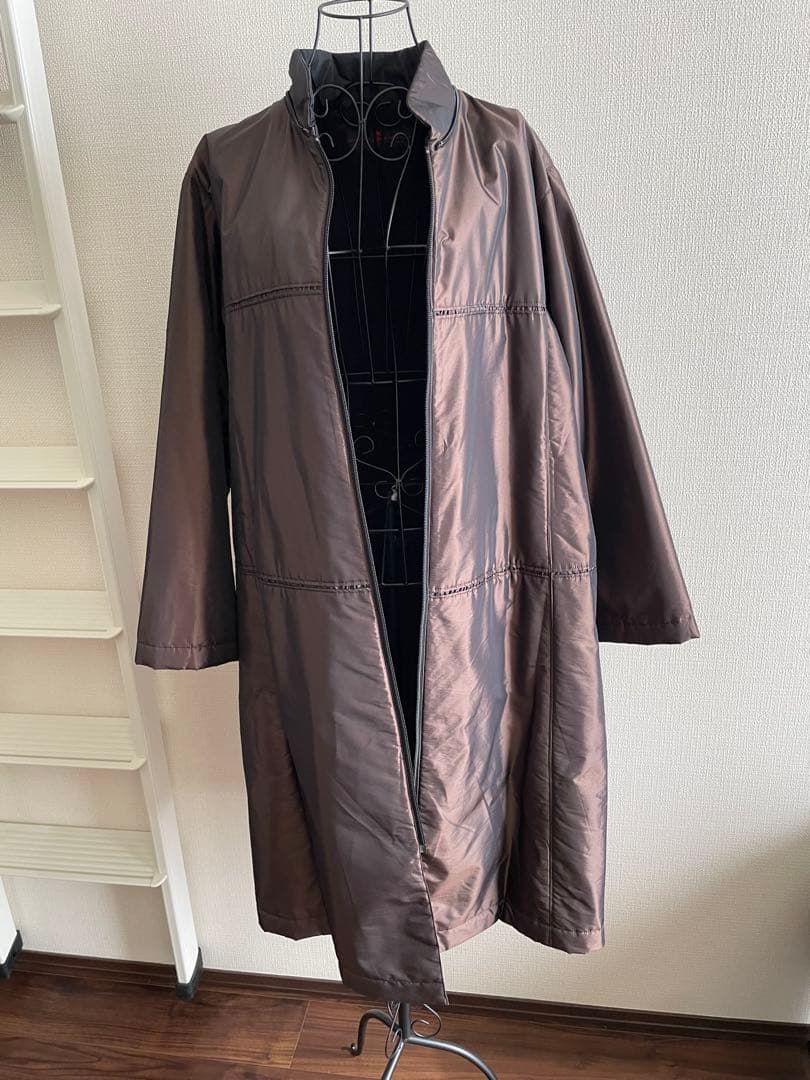 HIROKO KOSHINO ベスト付ロングコート　11号