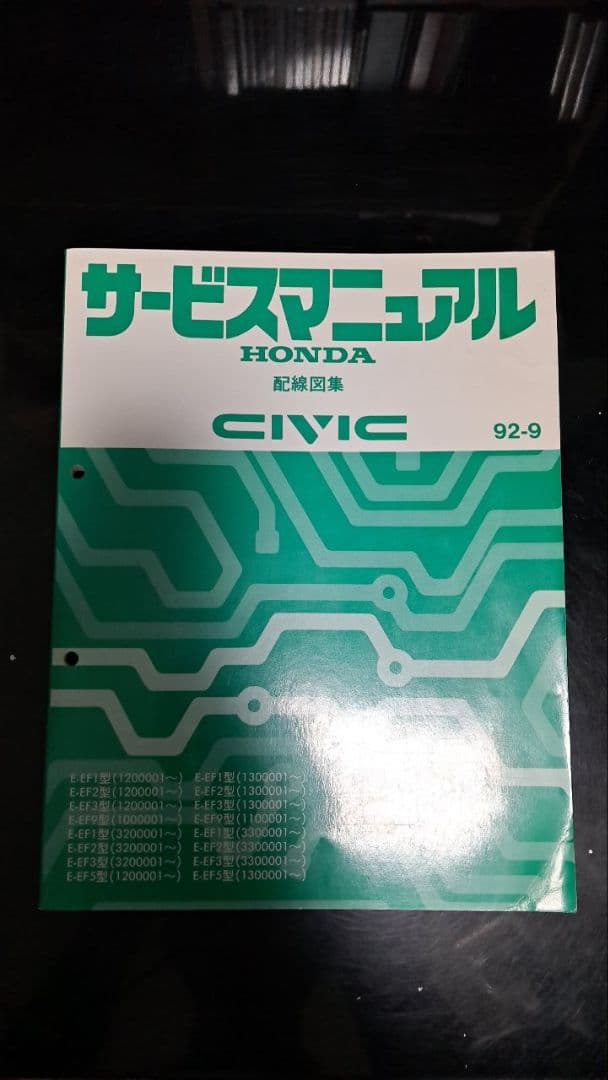 限界です　EFシビック グランドシビック　サービスマニュアル&パーツリスト