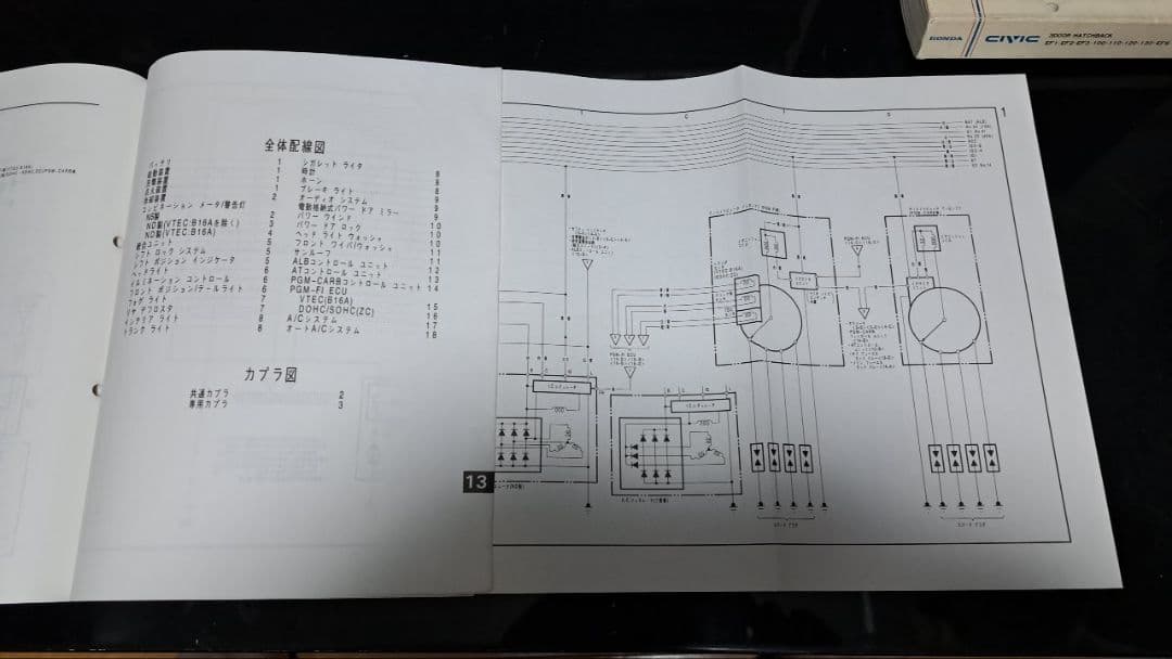 限界です　EFシビック グランドシビック　サービスマニュアル&パーツリスト