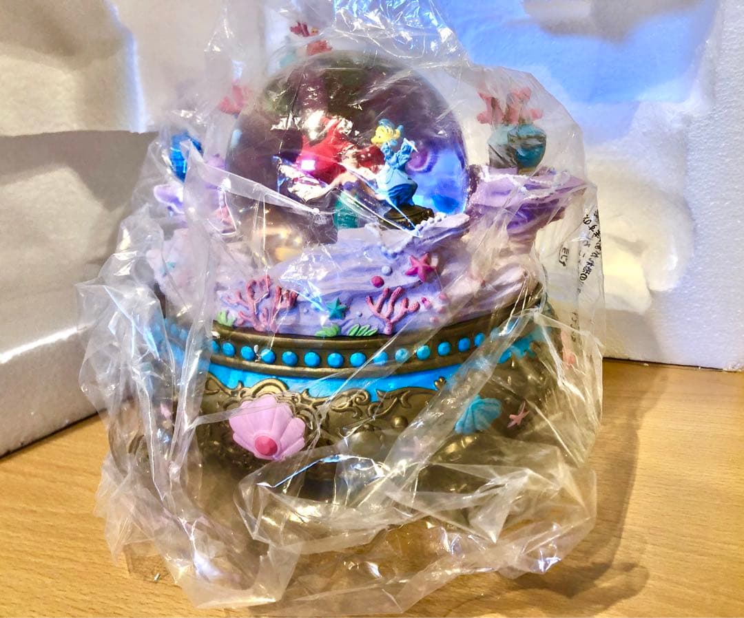 リトルマーメイド　オルゴール　スノーグローブ　スノードーム　アリエル