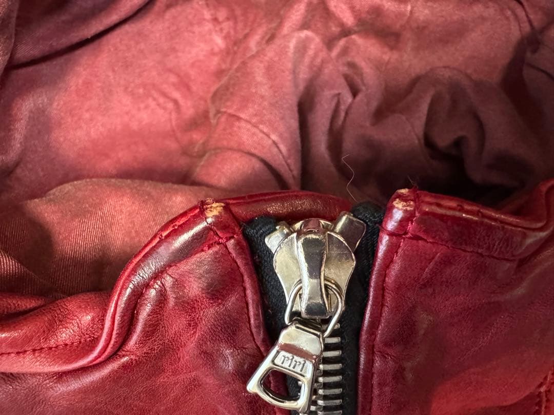 バックラッシュ ジャパンホース製品染 フード レザージャケット L