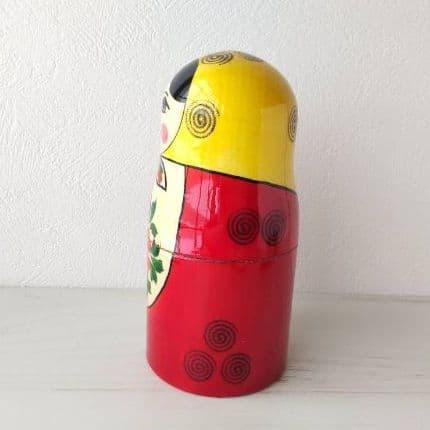 新品　ロシア　セミョーノフ　数遊びマト　15cmマト1体　ベビーマト10体