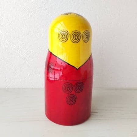 新品　ロシア　セミョーノフ　数遊びマト　15cmマト1体　ベビーマト10体