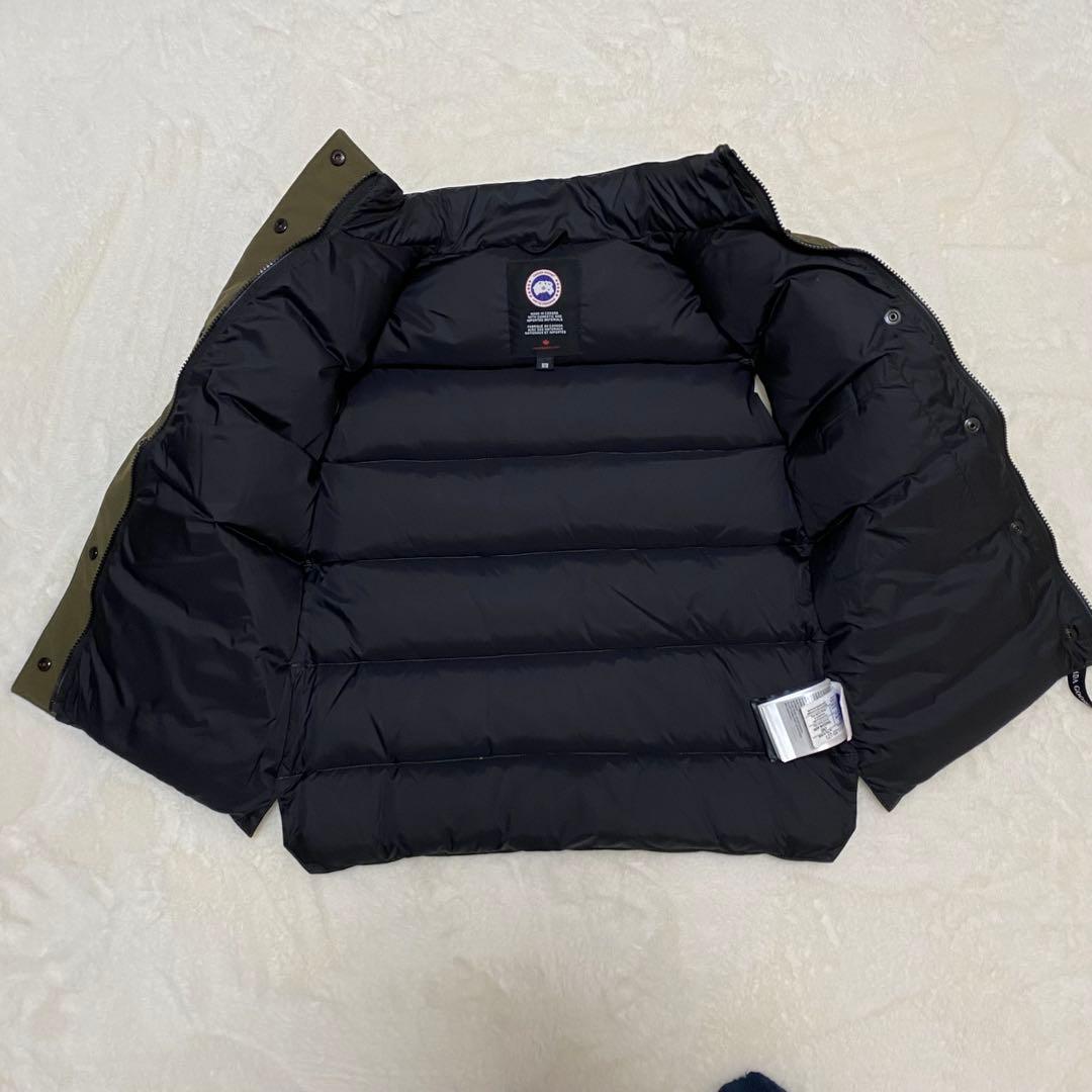 カナダグース　ダウンベスト　レディース　M カーキ