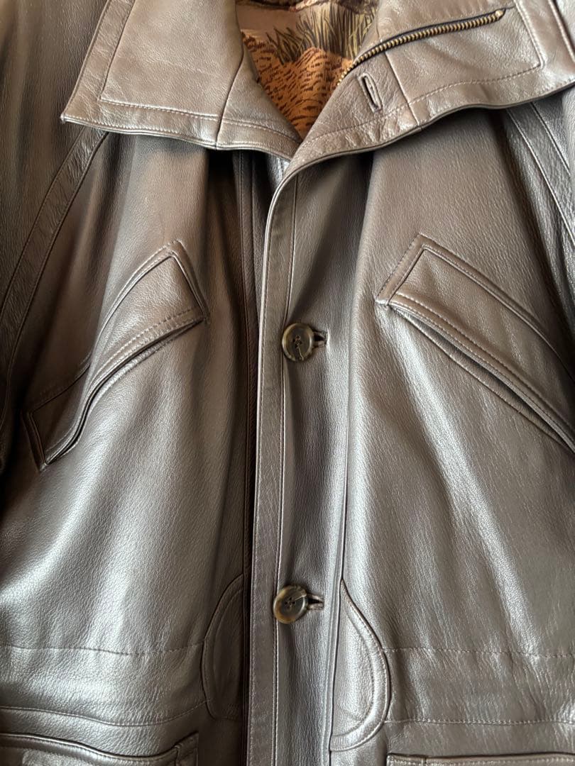 トリ　激レア美品M￼arelliマレリー最高品質　鹿革コート　ディアスキン