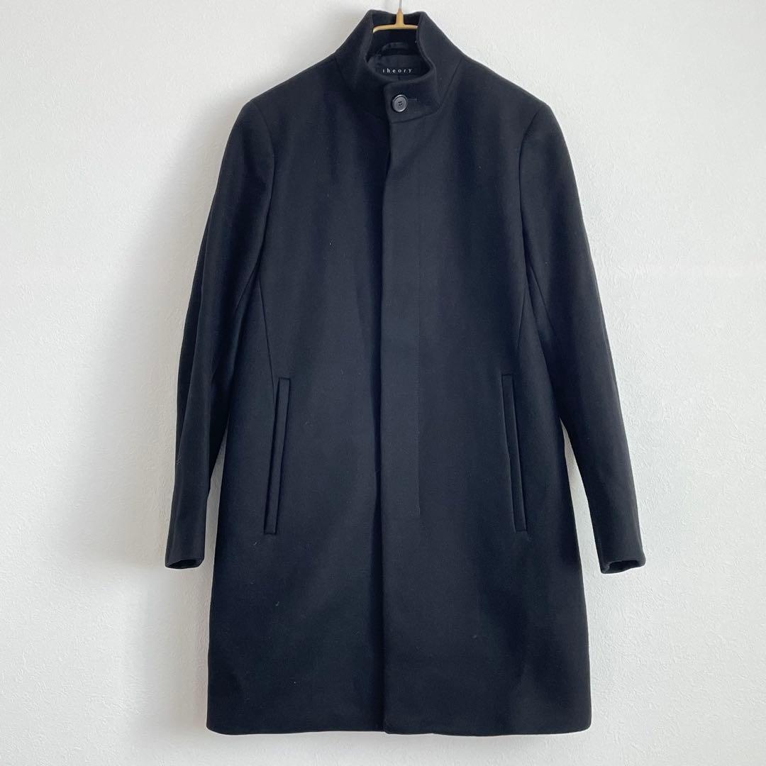 未使用 theory Belvin WP A カシミヤ混 スタンドカラーコート