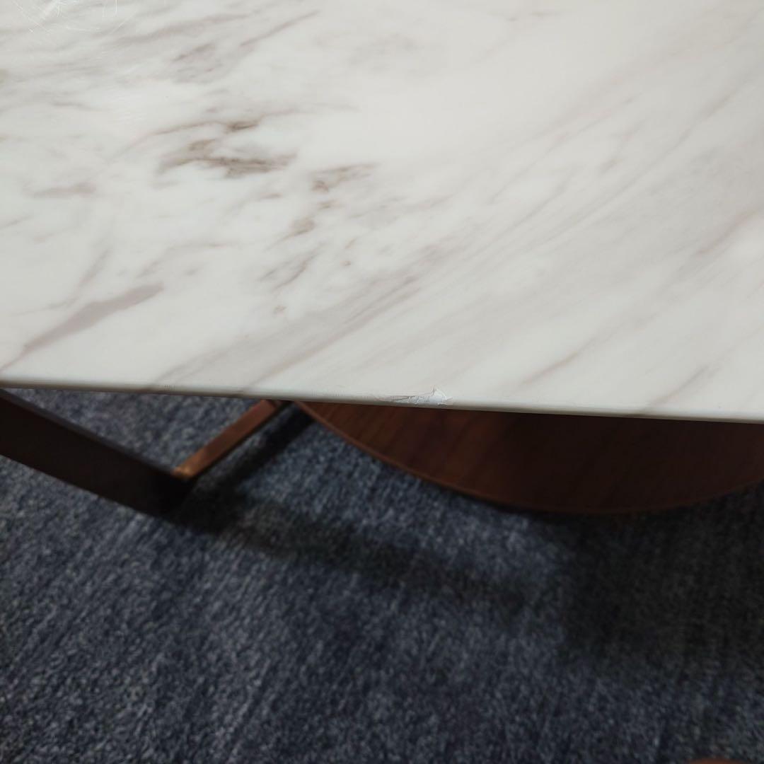 センターテーブル ローテーブル 大理石 リビングテーブル 家具 J035