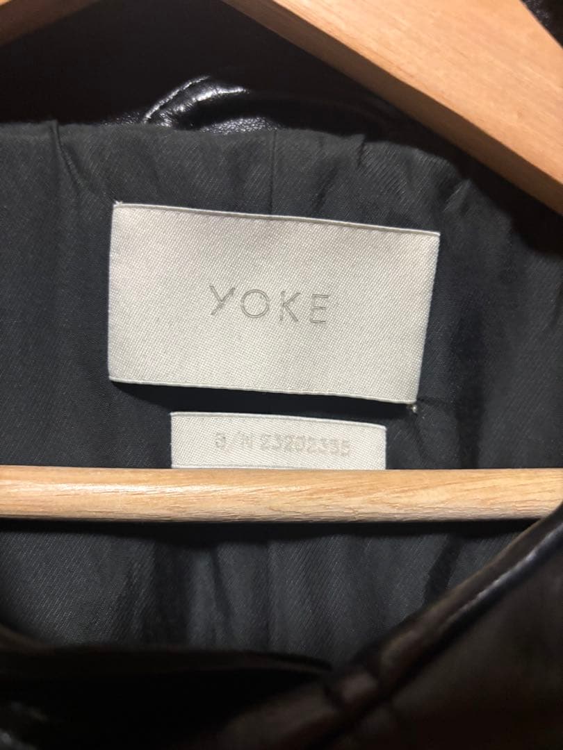 YOKE 2022AW シープレザーカバーオールジャケット　サイズ2