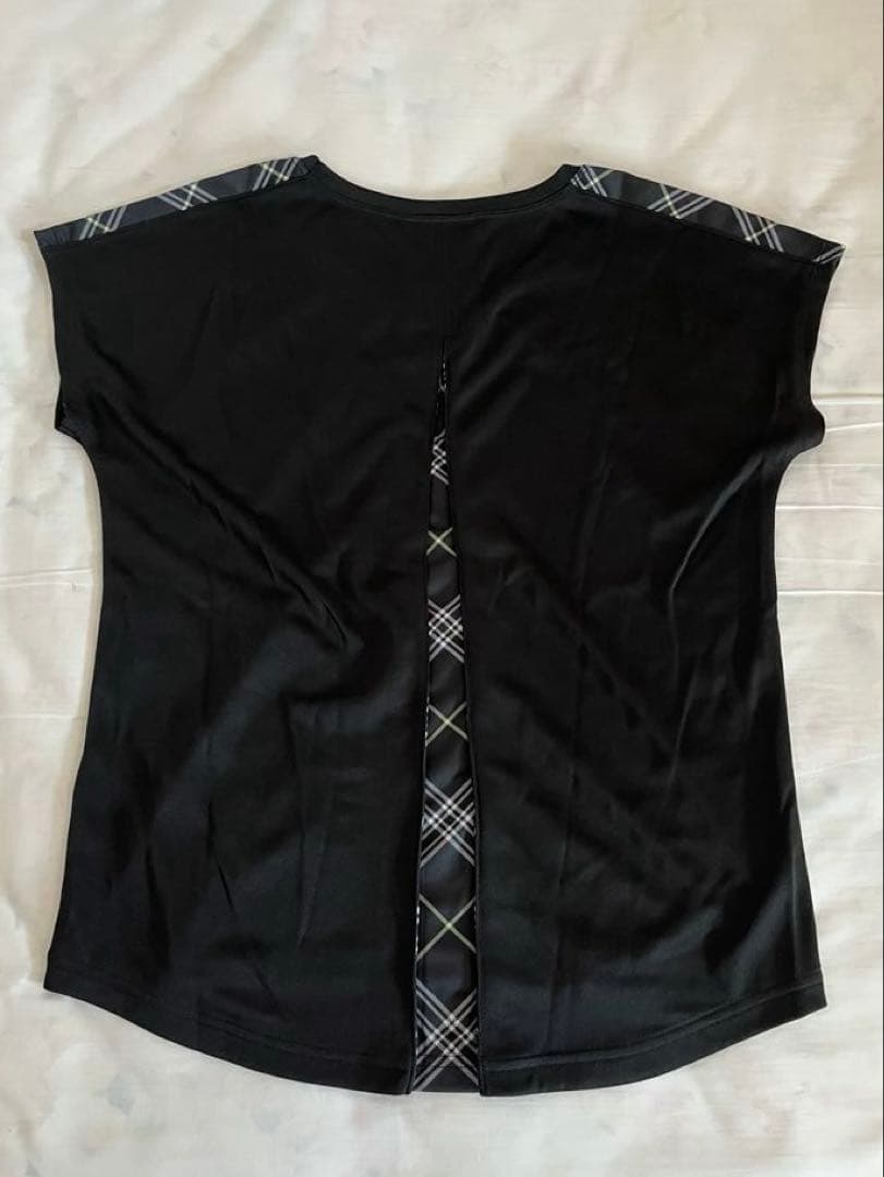 新品未使用・BabolaTバボラ テニスウェアセット ブラック/チェック