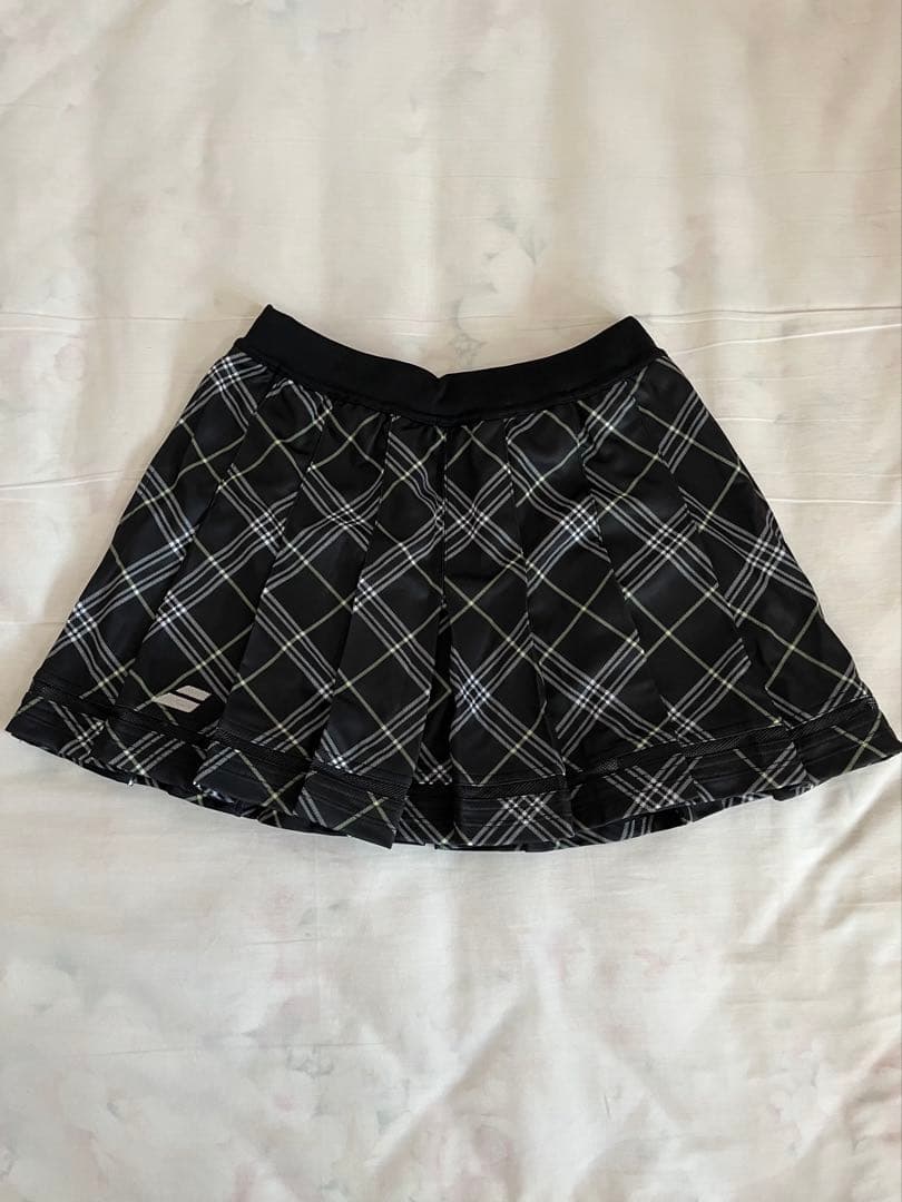 新品未使用・BabolaTバボラ テニスウェアセット ブラック/チェック