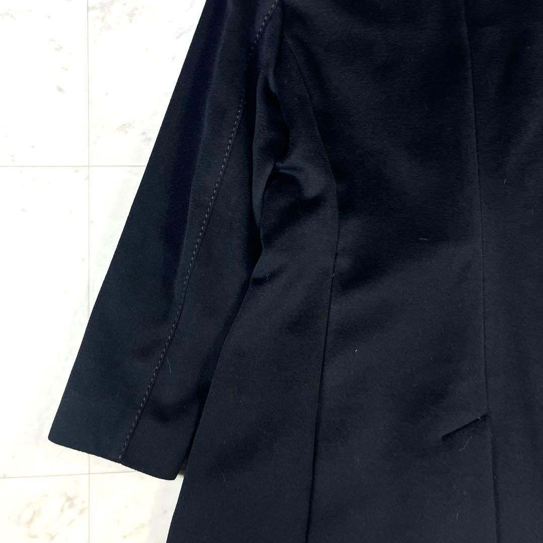 美品♪マックスマーラSPORTMAX イタリア製 ウール ロングコート ブラック
