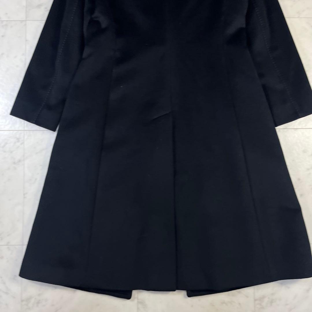 美品♪マックスマーラSPORTMAX イタリア製 ウール ロングコート ブラック