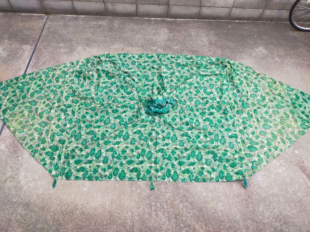 【デッドストック】トルコ軍幕 ２枚セット パップテント ①・②