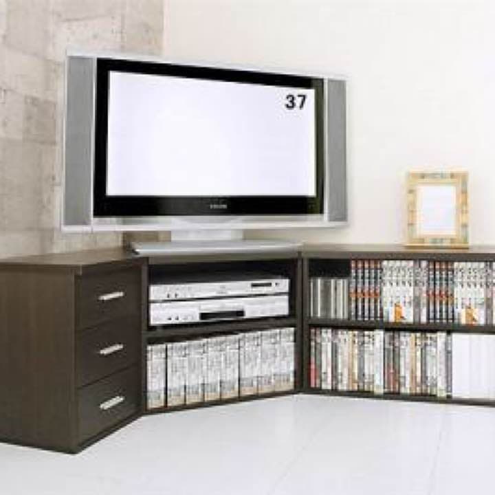 【27000→9890 お買い得】コーナースペースAVラック 3点セット☆