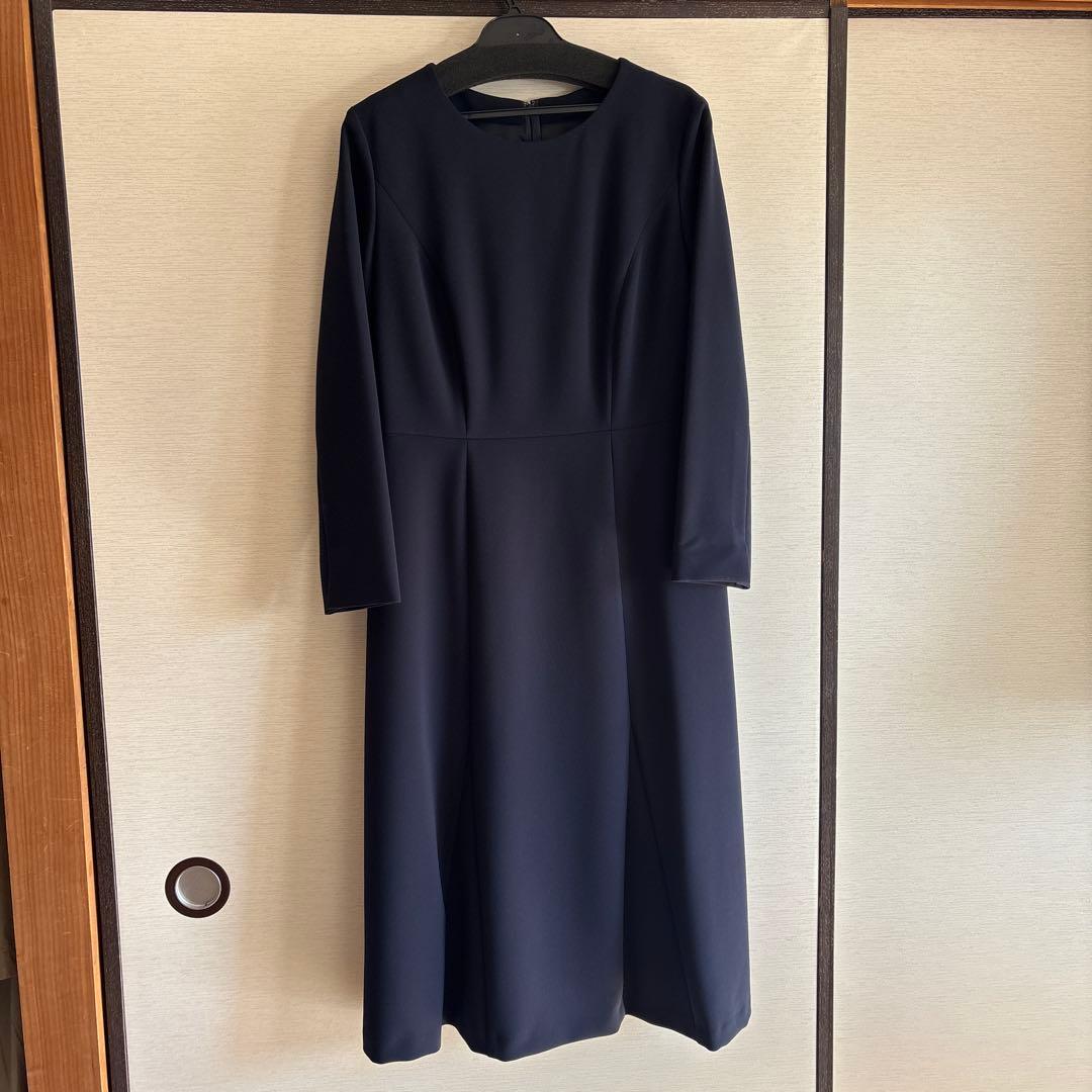 COUP DE CHANCE ネイビー ワンピース 40/L