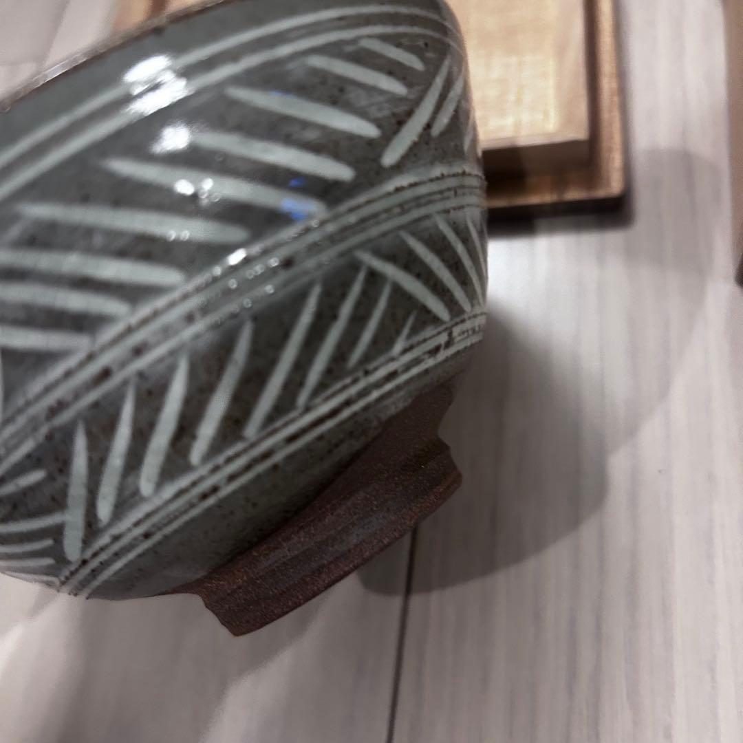 古美術◼️蔵から凄く雰囲気の良さそうな抹茶茶碗が出てきました。茶道具、茶盆　骨董