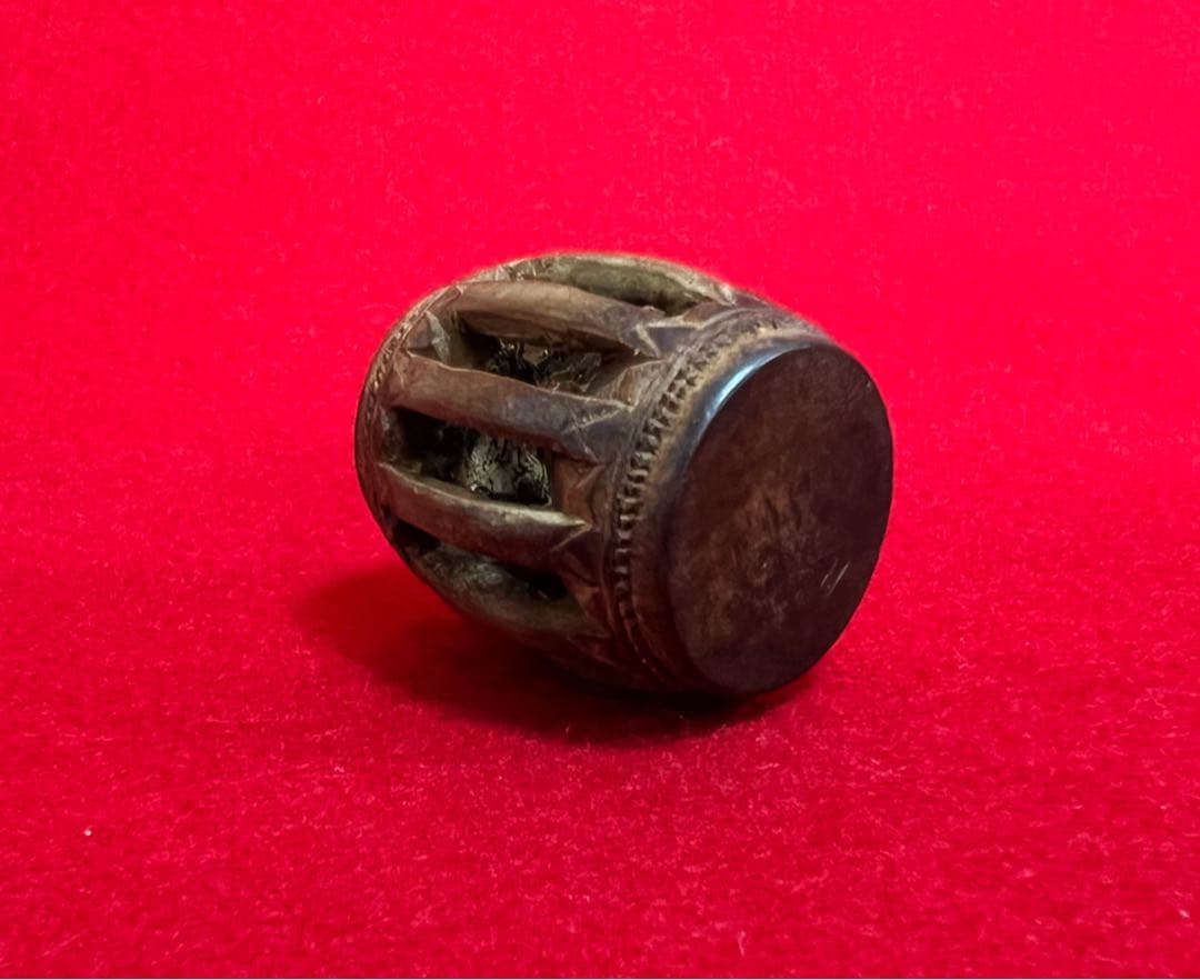 古道具 アンティーク オブジェ 木彫 猿と亀