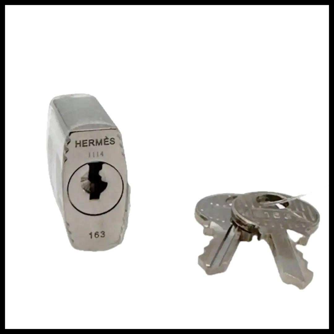 【正規品】美品　HERMES 南京錠 2鍵付き モデル163