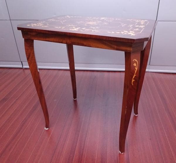 イタリア 象嵌 サイドテーブル コーヒーテーブル